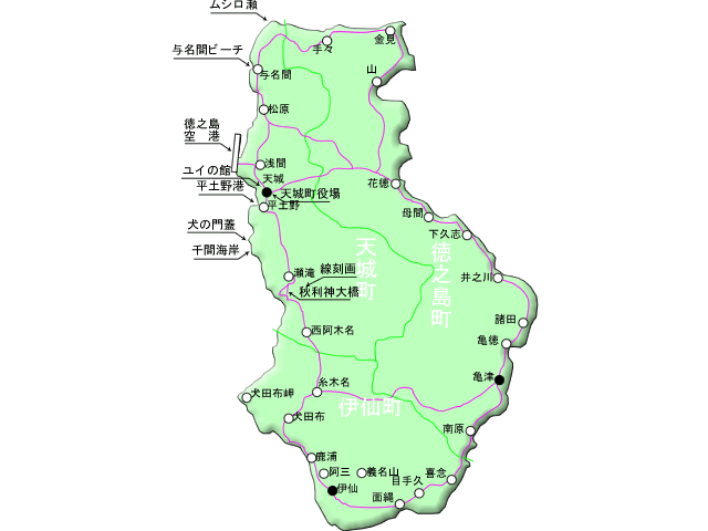 天城町地図